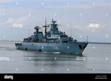 German Navy Frigate Fgs Brandenburg Stock Photo Alamy
