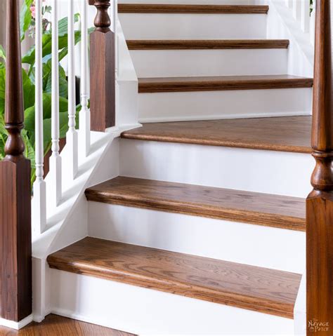 Stairs Hardwood Or Painted Risers