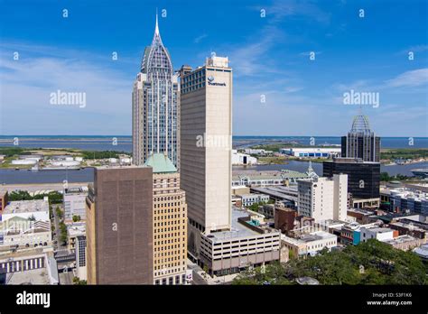 Downtown Mobile Alabama In April Stock Photo Alamy