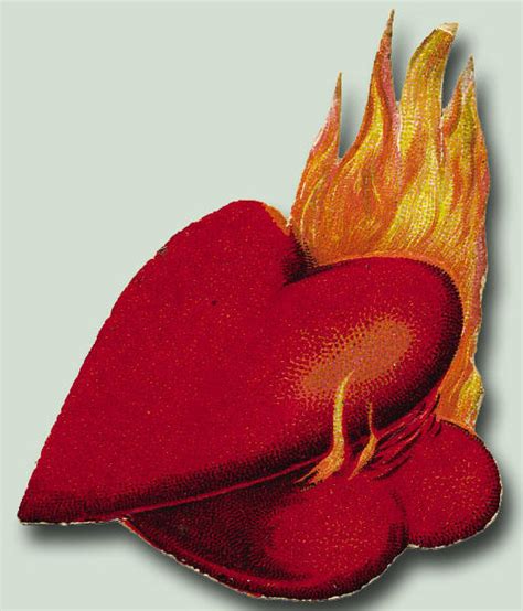 Flaming Heart Vignette Psd By Ravenarcana On Deviantart