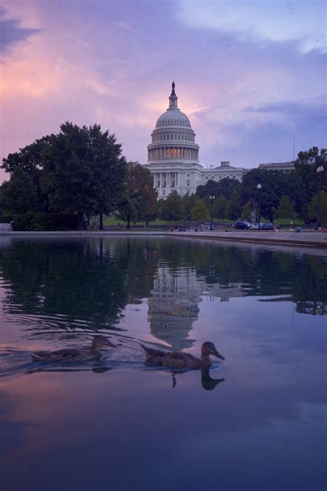 Sunset At The Us Capitol Dc
