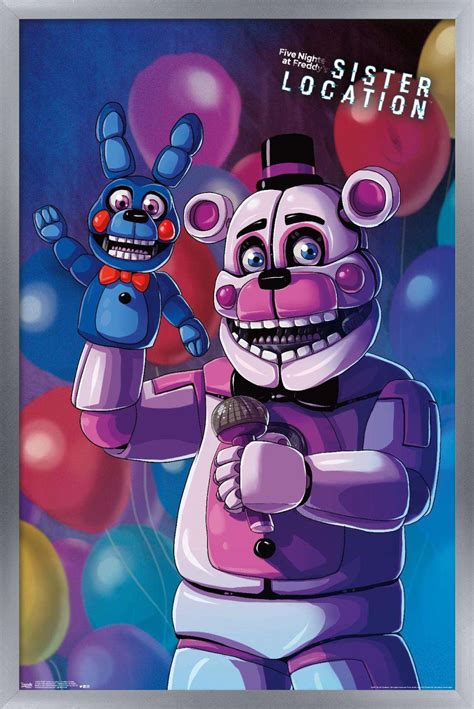 Five Nights At Freddys Sister Location Funtime Freddy Poster
