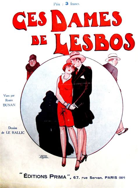 Cover Illustration By Étienne Le Rallic For Ces Dames De Lesbos