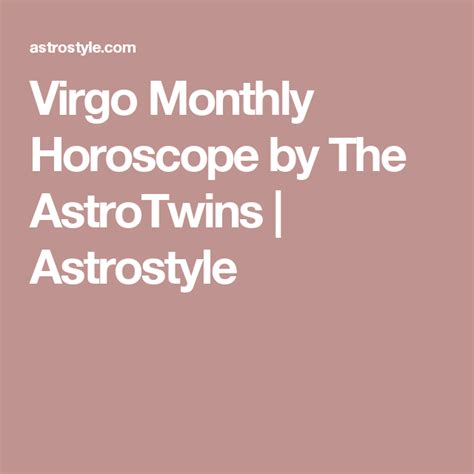 The Astrotwins Astrology
