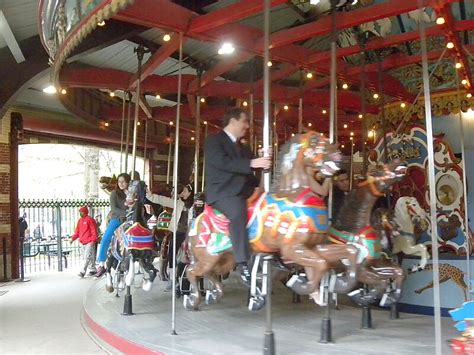 Central Park Carousel In Manhattan New York City United States