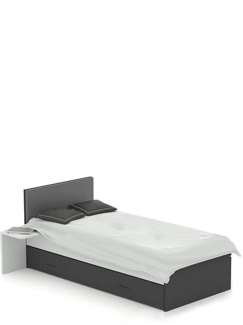 Flexa classic ausziehbett 90x180cm mit lattenrost passt zu bett. Bett 90x190 Grey Dark - Meblik