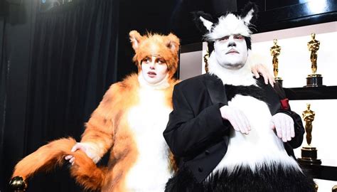 James corden and rebel wilson's attempt to poke fun at themselvesnote appearing in costumes reminiscent rebel wilson and james corden as jennyanydots and bustopher jones, respectively. James Corden reveals he doesn't regret Cats | Newshub
