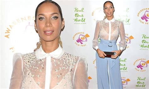 Leona Lewis Exposes Bra At Film Premiere In La Daily Mail Online