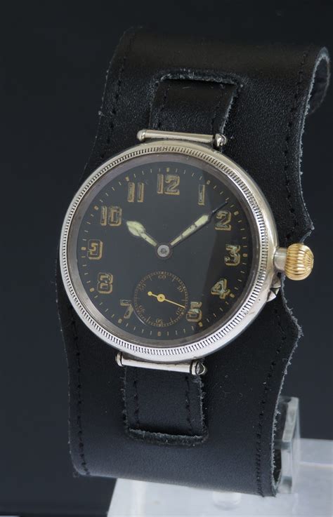 Very Rare Silver Longines Borgel Military Trench Watch C1915 747870
