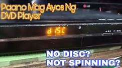How to Fix DVD Player No Disc at Hirap umikot