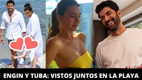 Engin Akyurek Y Tuba Büyüküstün Vistos Juntos En La Playa La Pareja Reunida De Nuevo Youtube