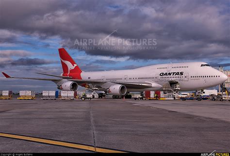 Vh Oef Qantas Boeing 747 400er At New York John F Kennedy Intl