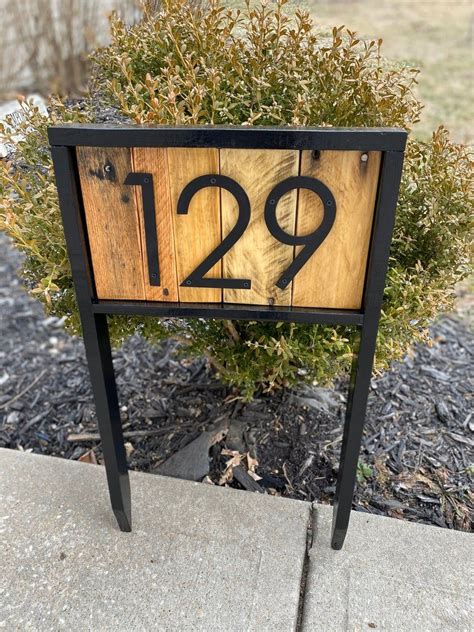 Address Signs For Yard House Address Sign Address Post House Numbers