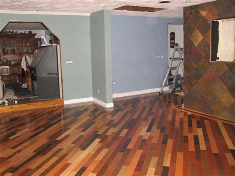 The Painted Hardwood Floors Can Be A Good Choice For Creating Elegant
