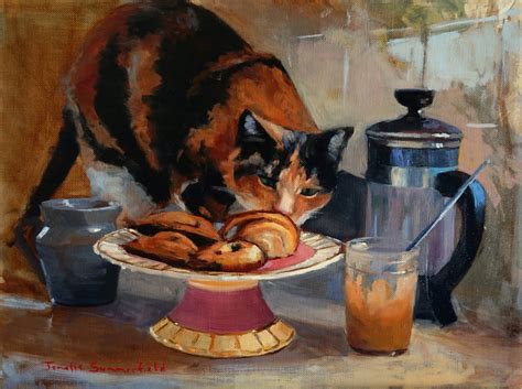 Jonelle Summerfield Oil Paintings Tea Time