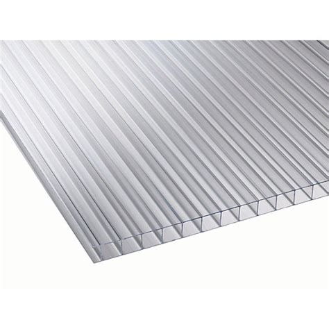 10mm Clear Multiwall Polycarbonate Sheet 2500 X 1050mm