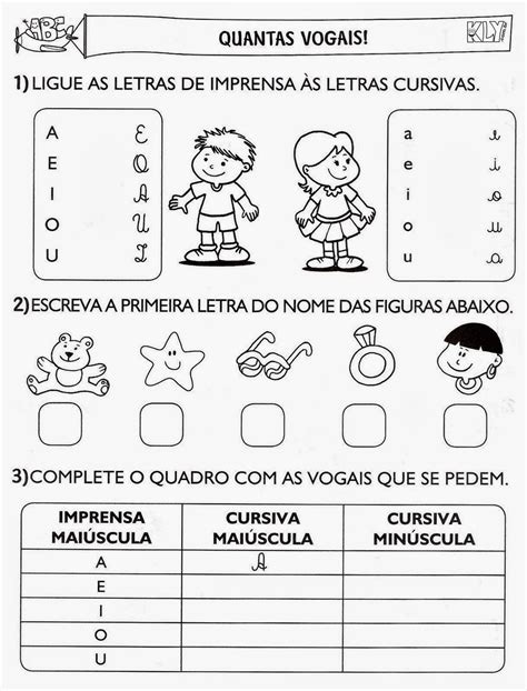 Educa X Atividades Para Alfabetização Com Vogais
