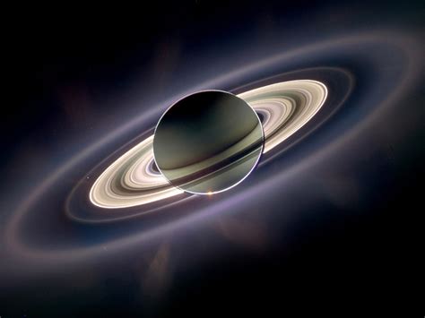 Planet Saturn With The Rings Hd Wallpaper : Wallpapers13.com