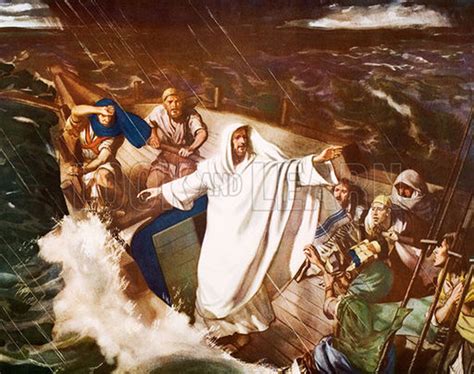 Jesus Calms The Storm Original Macmillan Poster By 20th Century