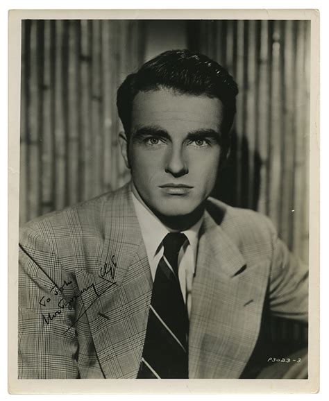 Lot Detail Signed Portrait Of Montgomery Clift