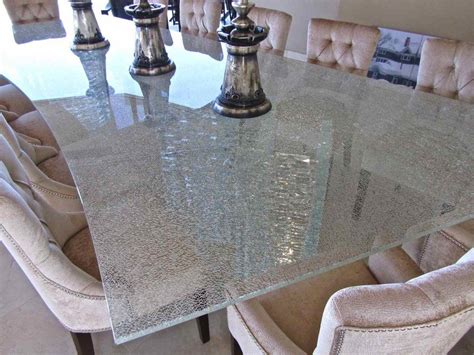 Take A Look At This Newly Completed Shattered Glass Table The Table Consists Of Three Layers Of