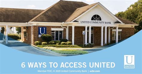United Community Bank Six Ways To Access United During Covid 19