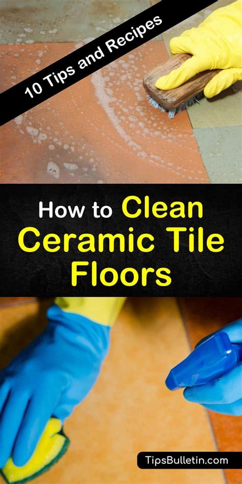 How To Clean Ceramic Tile Floors 10 Tips And Recipes