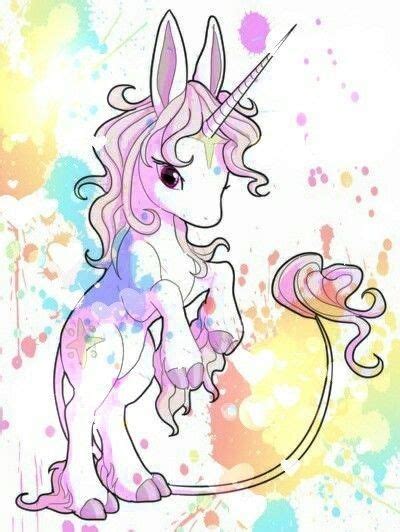 Cute Baby Rainbow Unicorn Poster By Lyddiedoodles Artofit