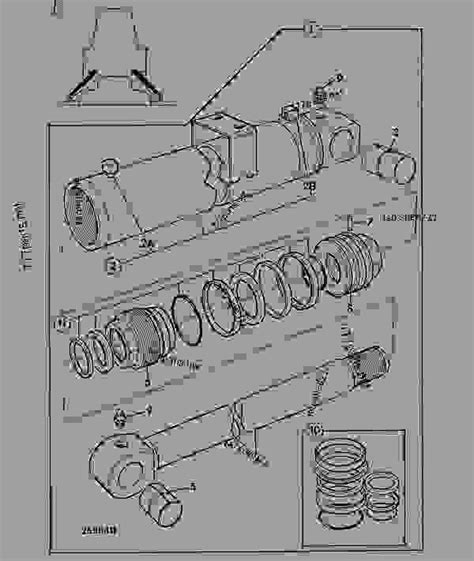 Ram Stabiliser Centremount 90 X 50 214e Construction Jcb 3cx