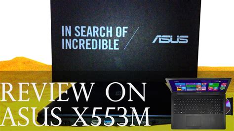 Asus X553m Laptop Review Youtube