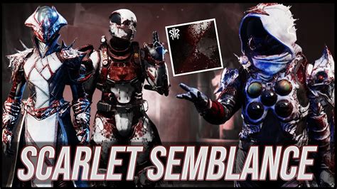 Destiny 2 Scarlet Semblance Armor Sets Season Of The Plunder Youtube