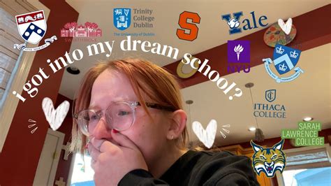 College Decision Reactions 2022 Columbia Nyu Yale Upenn Etc Youtube