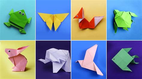 Easy Origami Animals Origami Wild Animals Making Learn How To Make