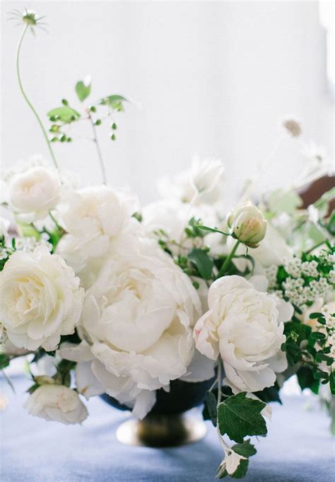 Floral Artistry For A Creative Loft Wedding Peonies And Hydrangeas