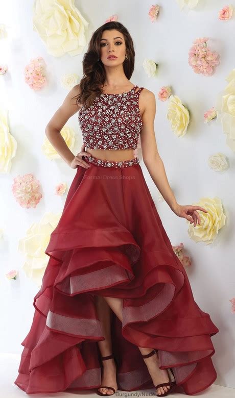 Two Piece High Low Prom Dresses Natalie