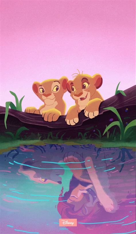 Simba And Nala In 2021 Disney Wallpaper Disney Characters Wallpaper