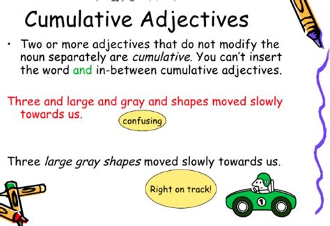 Coordinate Adjectives Mrs Mackays English Language Arts