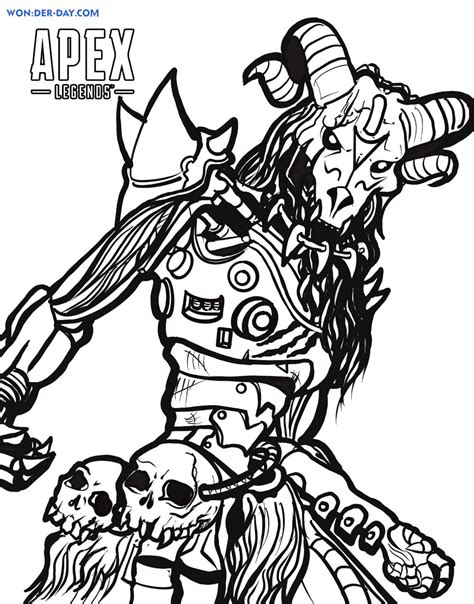 Apex Legends Coloring Pages Printable Coloring Pages