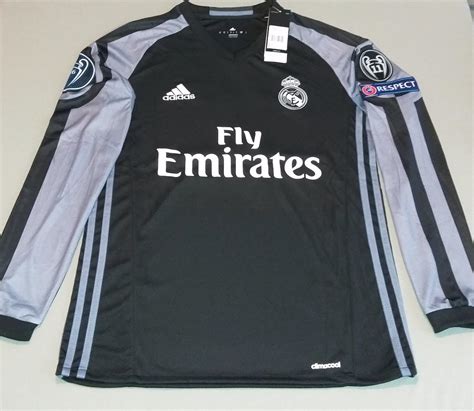 1400 x 2000 jpeg 71 кб. Jersey Real Madrid Negro 2016-2017 Manga Larga - $ 599.00 ...