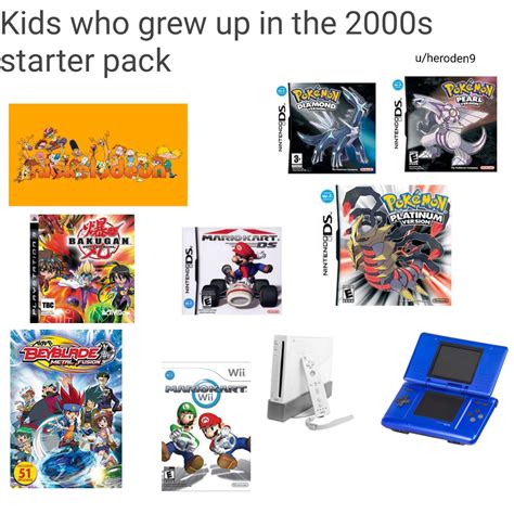 Kids Who Grew Up In The 2000s Starter Pack Rstarterpacks