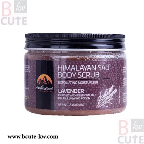 Himalayan Salt Body Scrub Lavender 350g Bcute Kw