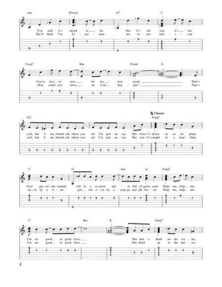50 Ways To Say Goodbye By Train Digital Sheet Music For Easy Guitar