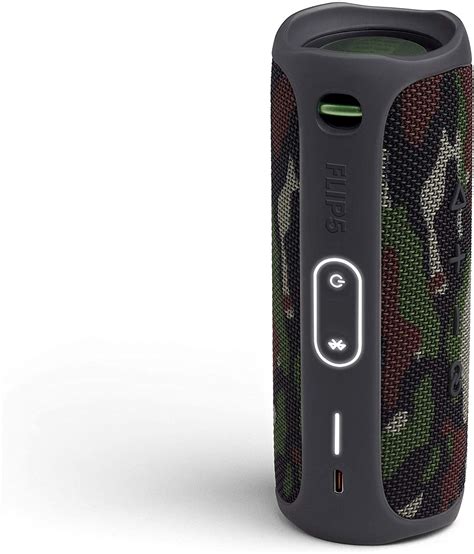 Jbl Flip 5 Portable Bluetooth Speaker Green Camo Exotique
