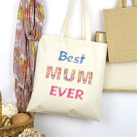 personalised best mum ever bag by andrea fays
