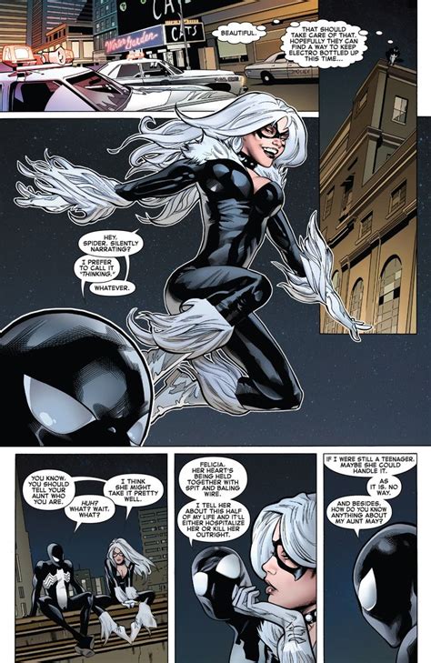 Silent Narration Symbiote Spider Man 2019 3 Black Cat Marvel
