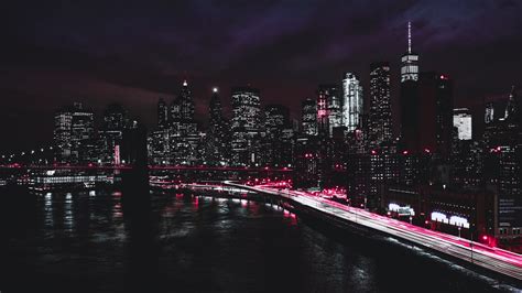 Download Selective Color Light Usa Skyscraper Building City Night Man