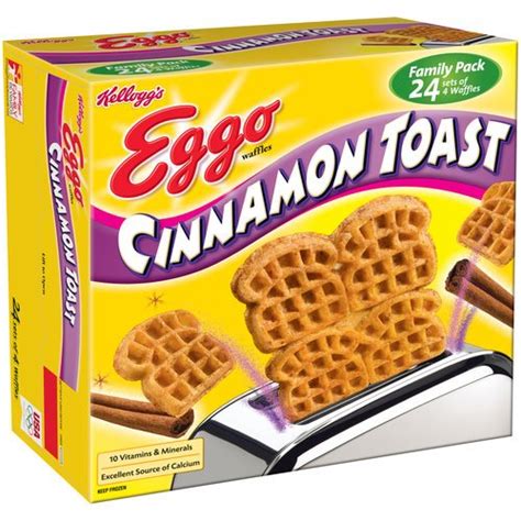 Eggo Cinnamon Toast Waffles Pack 24 Ct Pack Of 2 Grocery