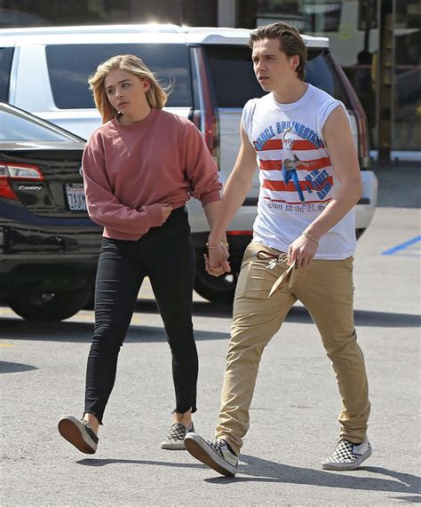 Brooklyn beckham whisks chloe moretz awa. CHLOE MORETZ and Brooklyn Beckham Leaves Rite Aid in ...