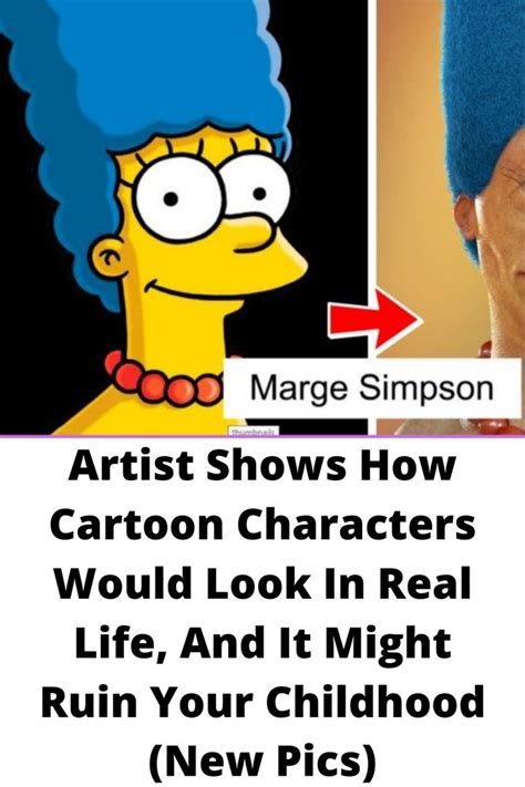 Artist Shows How Cartoon Characters Would Look In Real Life And It