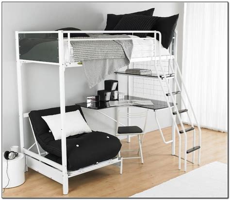 Comfortable Bunk Bed With Couch Underneath — Bedroom Ideas